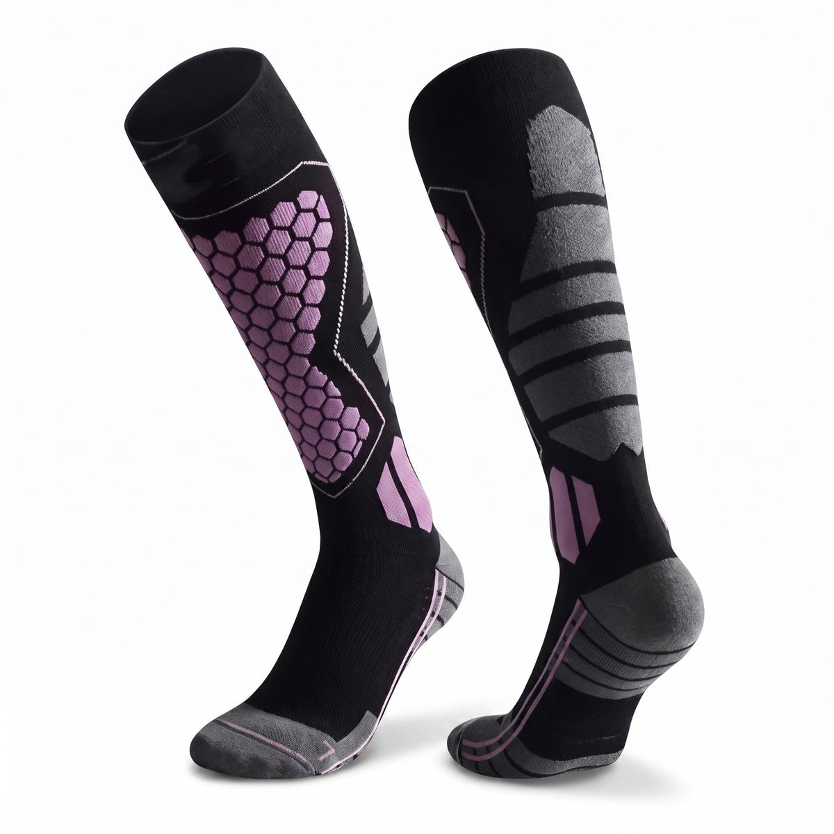 Tall Compression Hiking Socks with Arch Support - product view 1 | Buffalo Gears