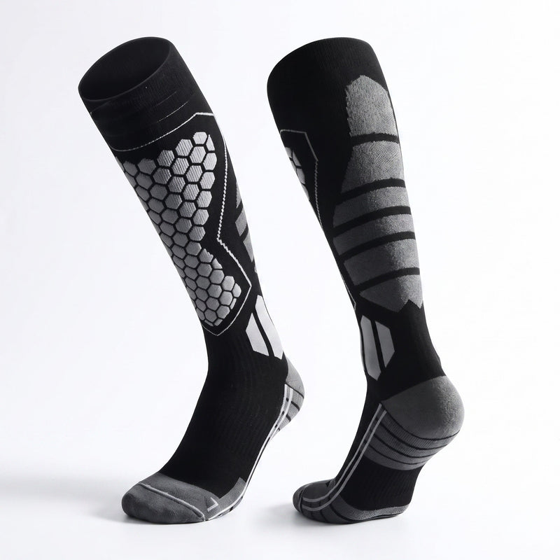 Tall Compression Hiking Socks with Arch Support - product view 6 | Buffalo Gears