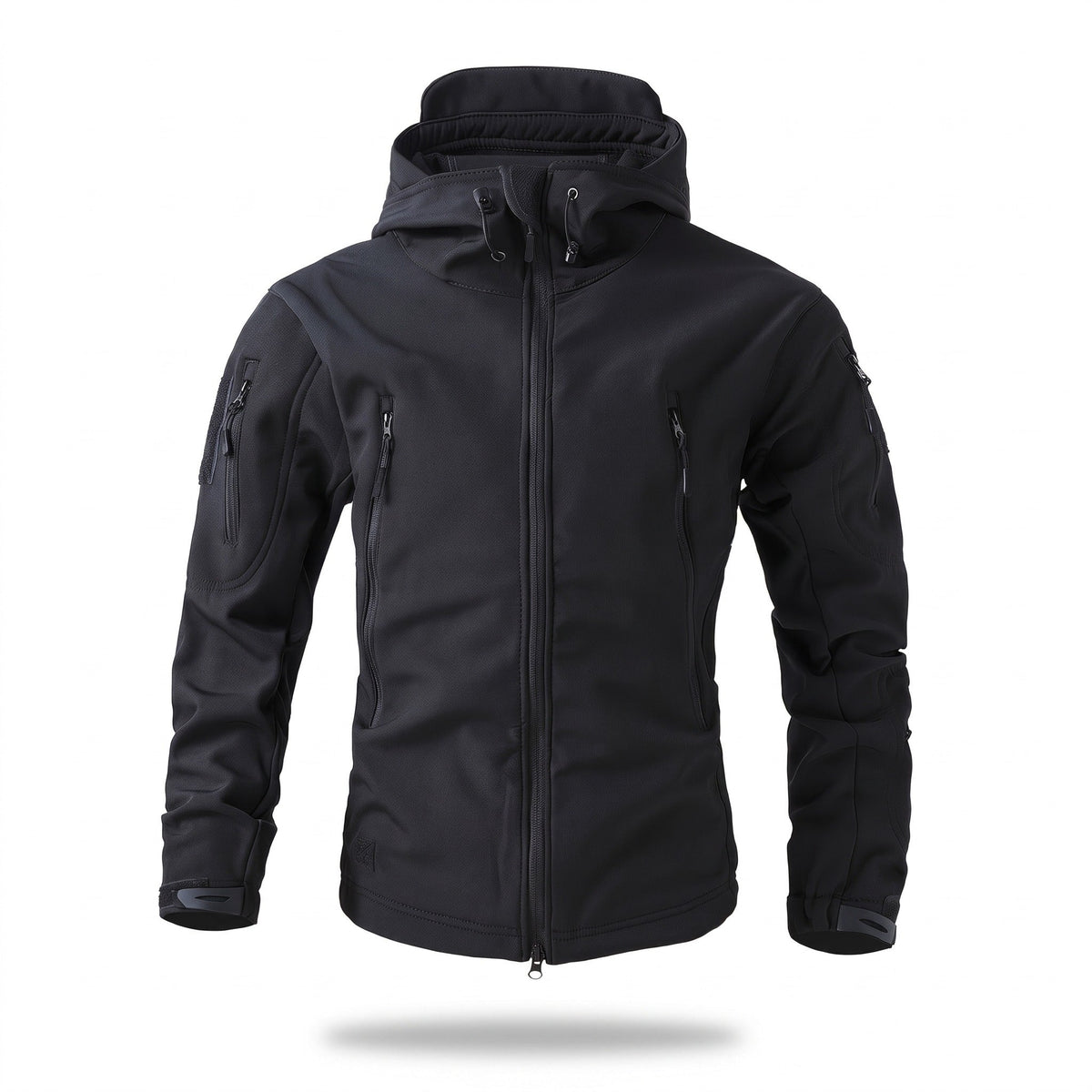 Technical Softshell Jacket for Men with Storm Flap - product view 1 | Buffalo Gears