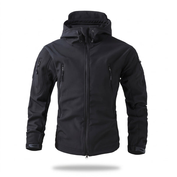 Technical Softshell Jacket for Men with Storm Flap
