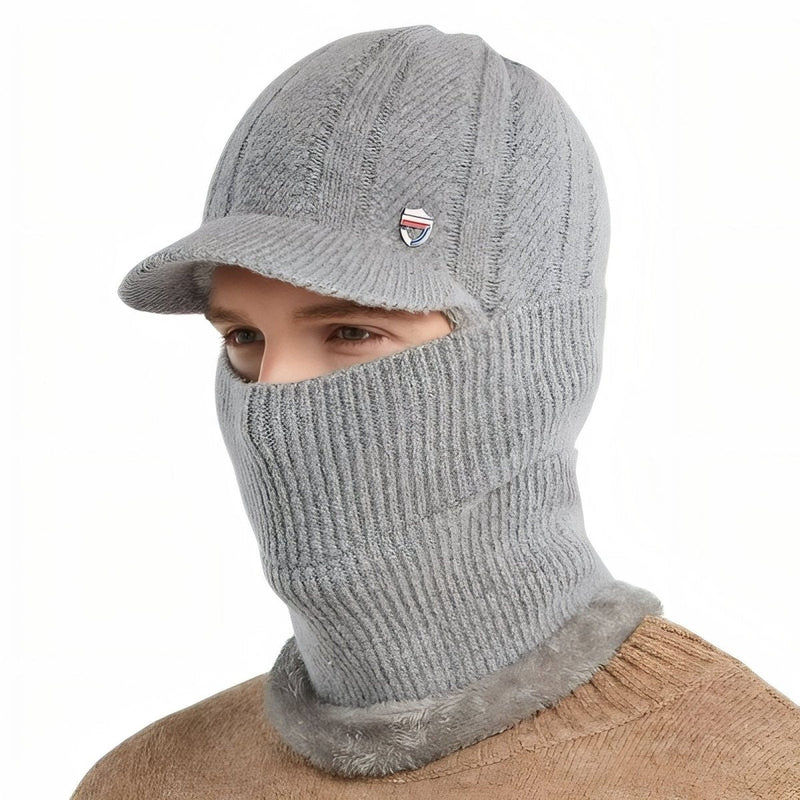 Thermal Knit Balaclava with Built-In Wind Visor - product view 7 | Buffalo Gears