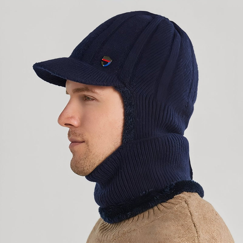 Thermal Knit Balaclava with Built-In Wind Visor - product view 9 | Buffalo Gears