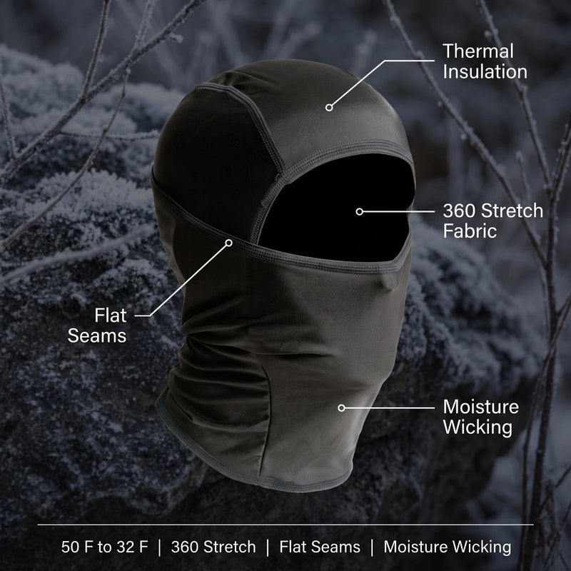 Thermal Stretch Balaclava with Fast Moisture Wicking - product view 2 | Buffalo Gears