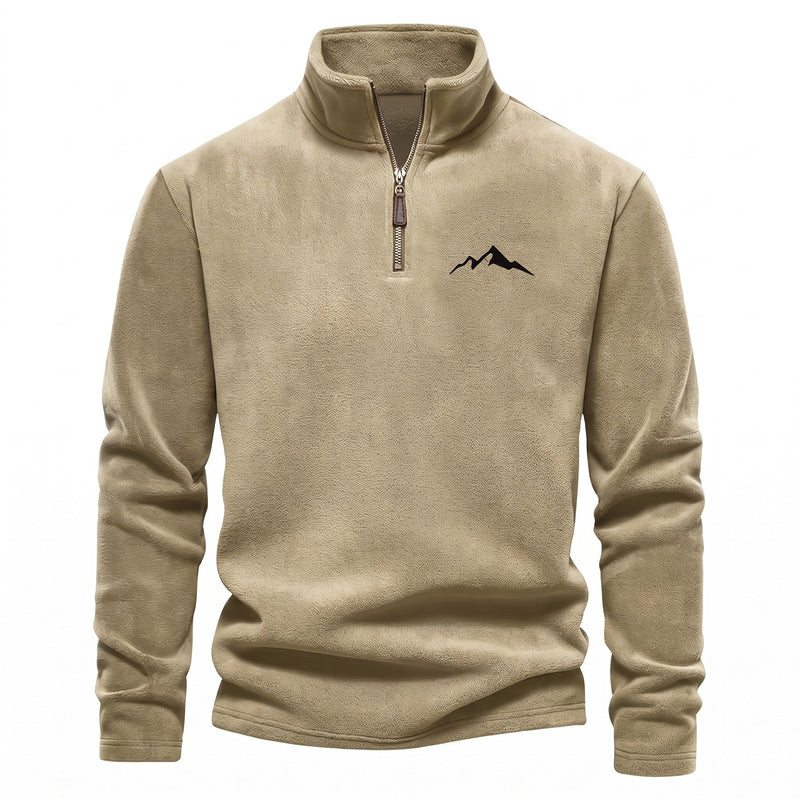 Thick Knit Jumper for Men with Flocked Lining - product view 7 | Buffalo Gears
