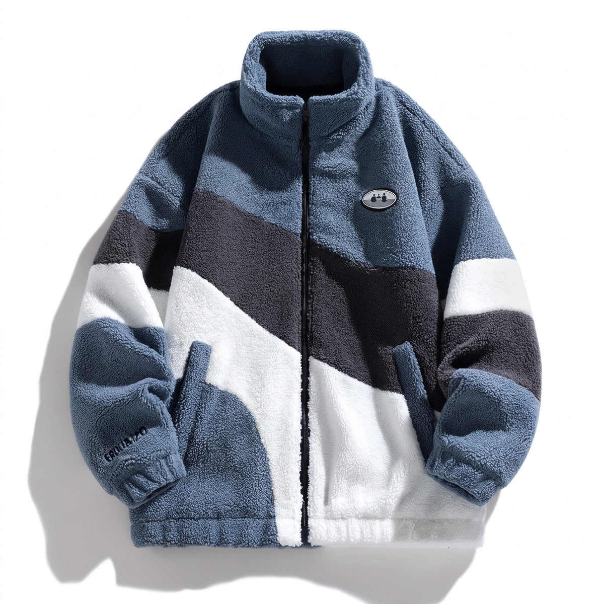 Thick Velvet Jacket for Men with Stand Collar - product view 1 | Buffalo Gears