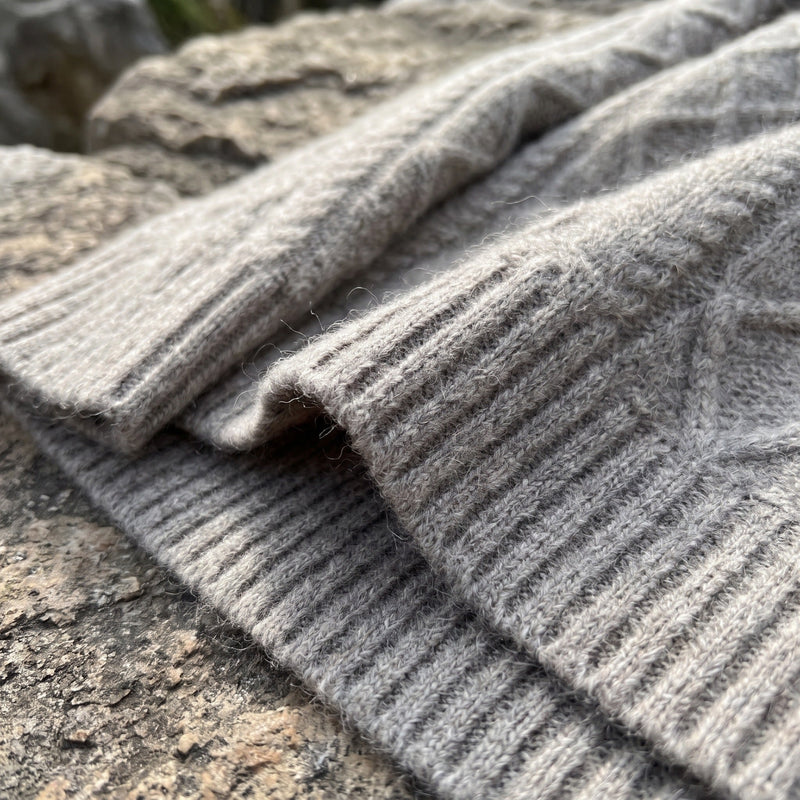 Thick Wool Jumper for Women with Twist Pattern - product view 3 | Buffalo Gears