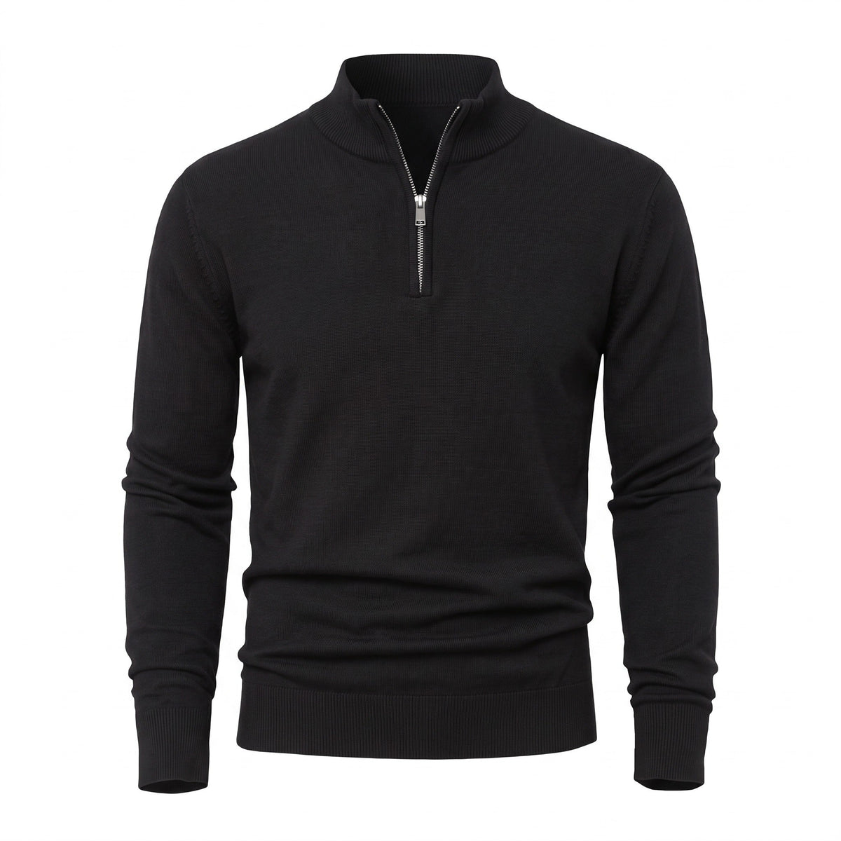 Thick Zip Jumper for Men with High Collar - product view 1 | Buffalo Gears
