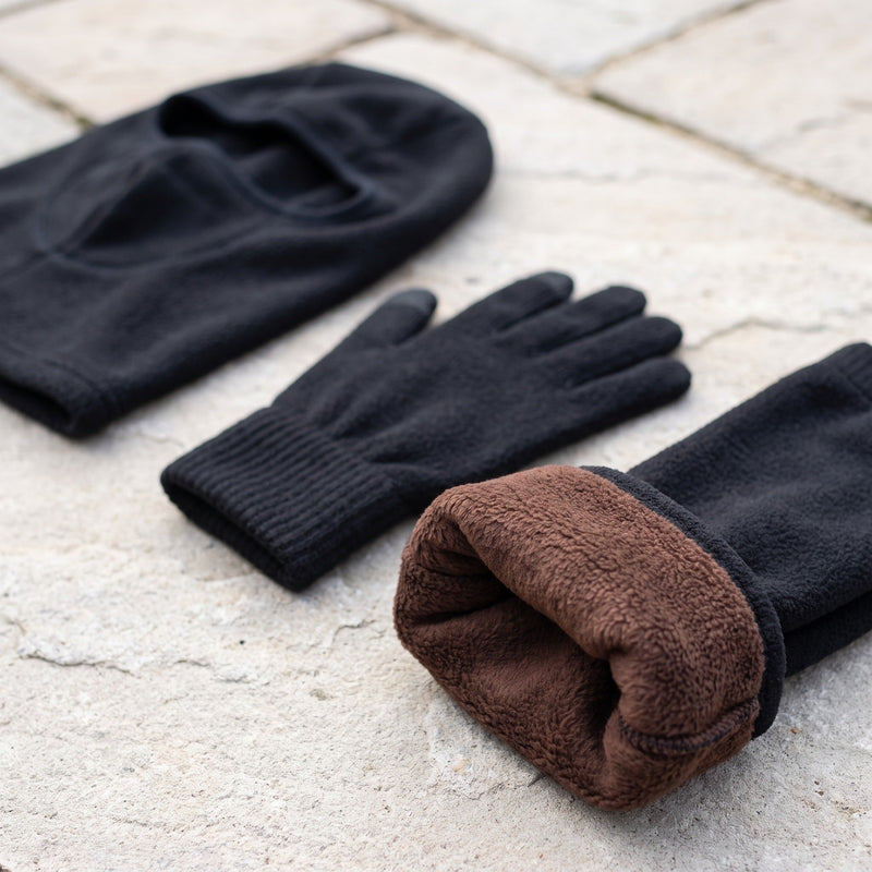 Three Piece Winter Set with Gloves, Socks and Balaclava - product view 4 | Buffalo Gears