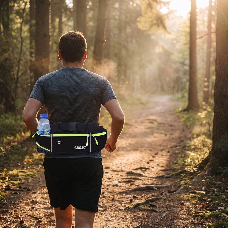 Trail Running Hydration Belt with Hidden Bottle Holder - product view 3 | Buffalo Gears