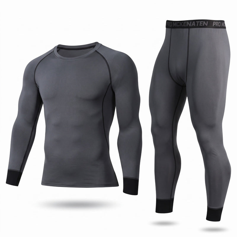 Two Piece Thermal Base Layer Set in High Stretch Fabric - product view 7 | Buffalo Gears