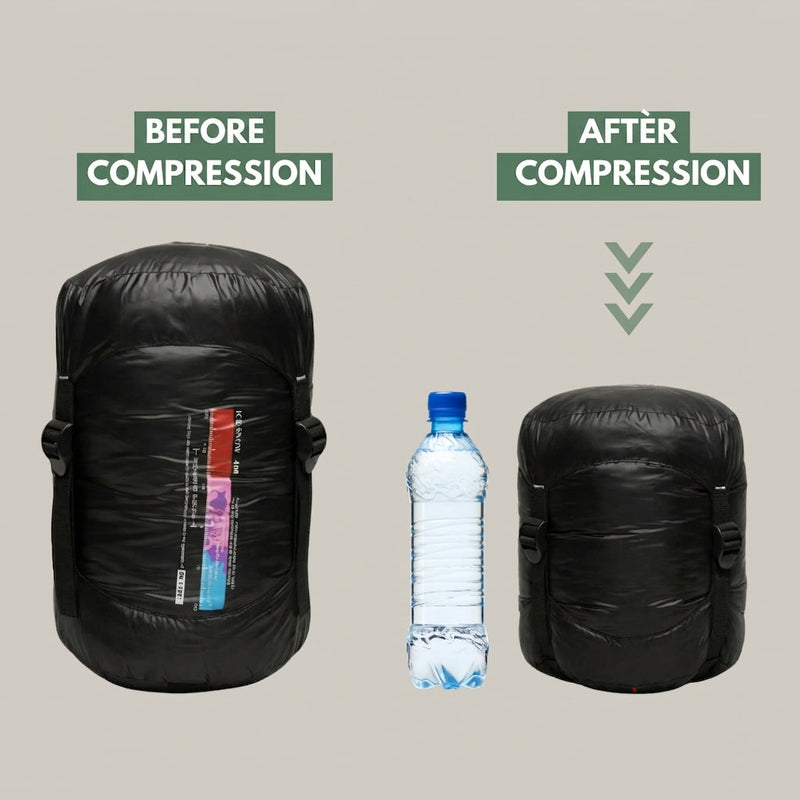 Ultralight Down Mummy Sleeping Bag for Three-Season Trekking - product view 2 | Buffalo Gears