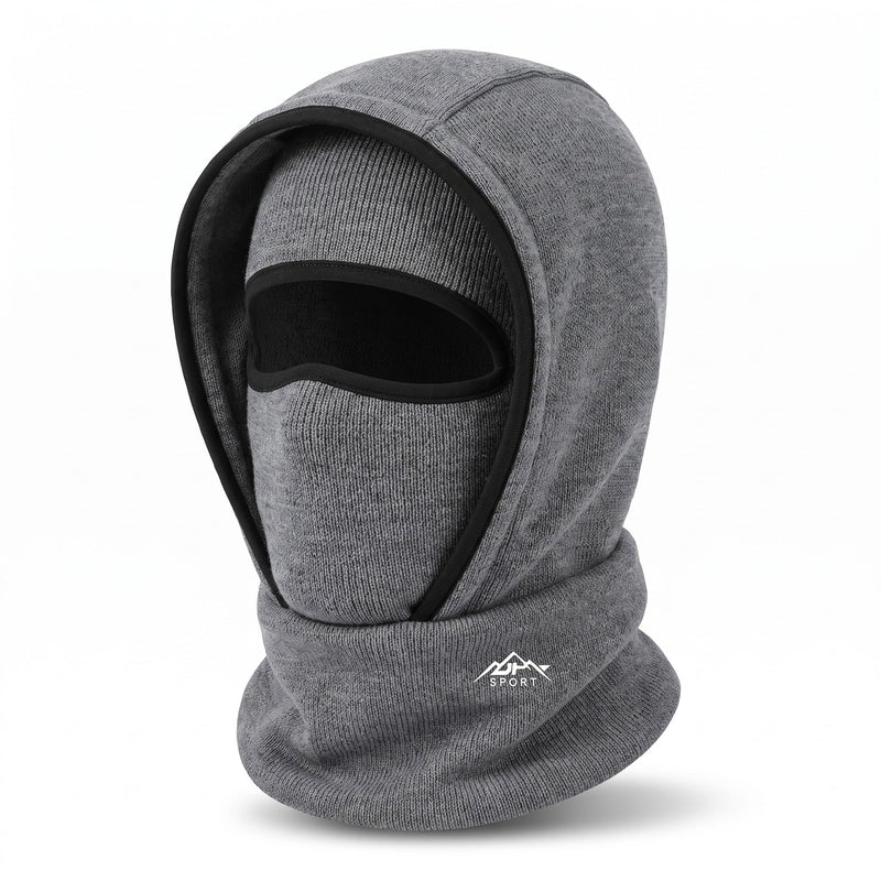 Unisex Knitted Balaclava with Full Face and Neck Cover - product view 6 | Buffalo Gears