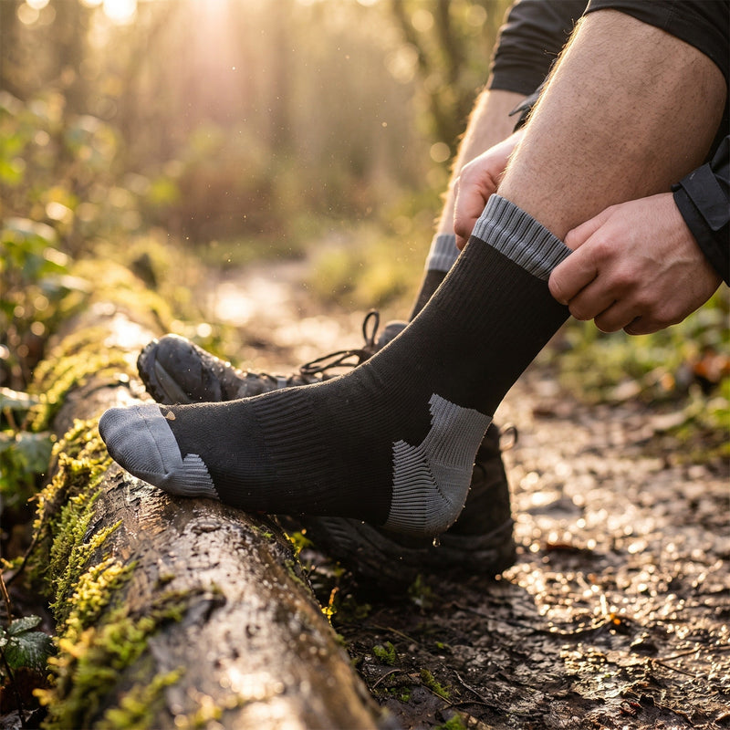 Unisex Waterproof Hiking Socks for Wet Trails - product view 3 | Buffalo Gears