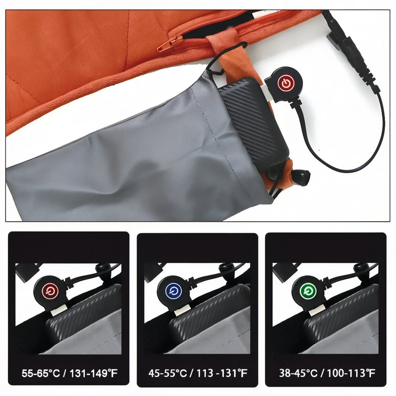 USB Heated Camping Mat for Warm Winter Nights Outdoors - product view 8 | Buffalo Gears