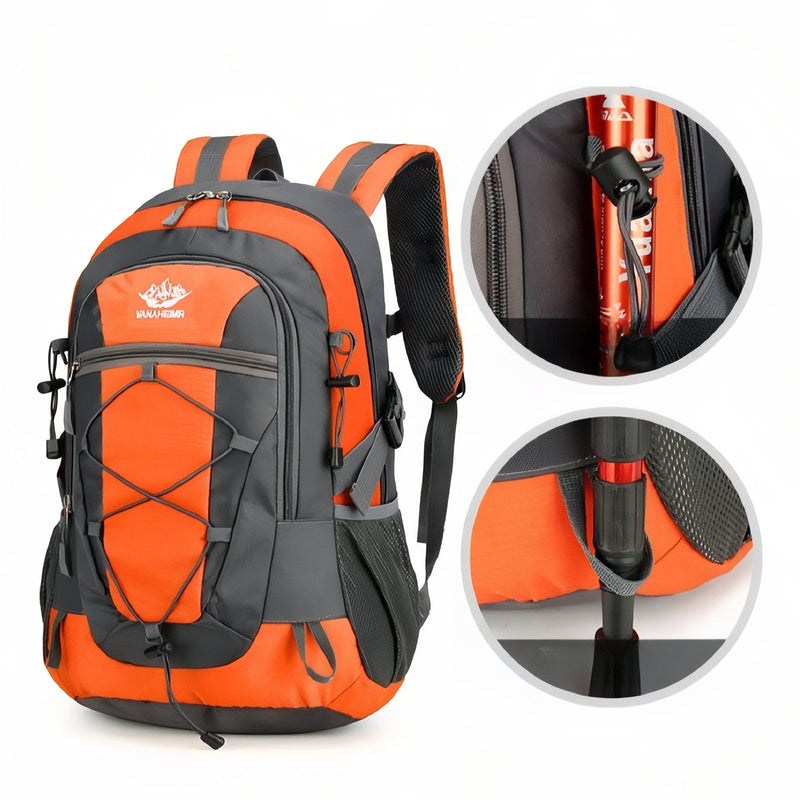 Ventilated 30 Litre Daypack for Day Hikes and Trekking - product view 5 | Buffalo Gears