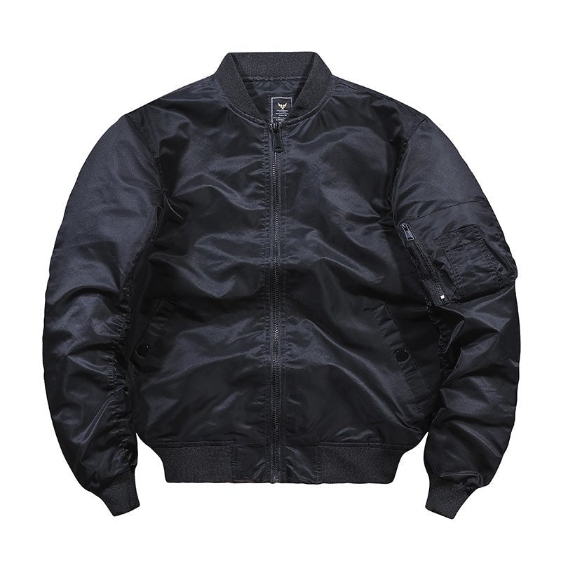 Water-Repellent MA-1 Flight Bomber Jacket with Warm Lining - product view 1 | Buffalo Gears