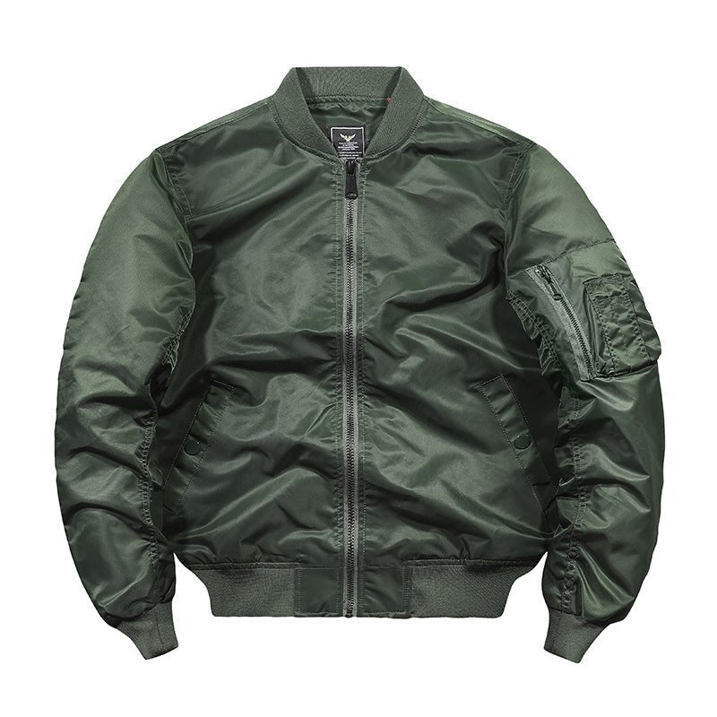 Water-Repellent MA-1 Flight Bomber Jacket with Warm Lining - product view 4 | Buffalo Gears