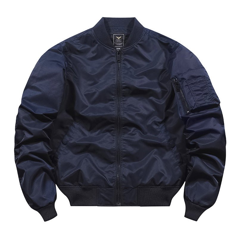 Water-Repellent MA-1 Flight Bomber Jacket with Warm Lining - product view 5 | Buffalo Gears