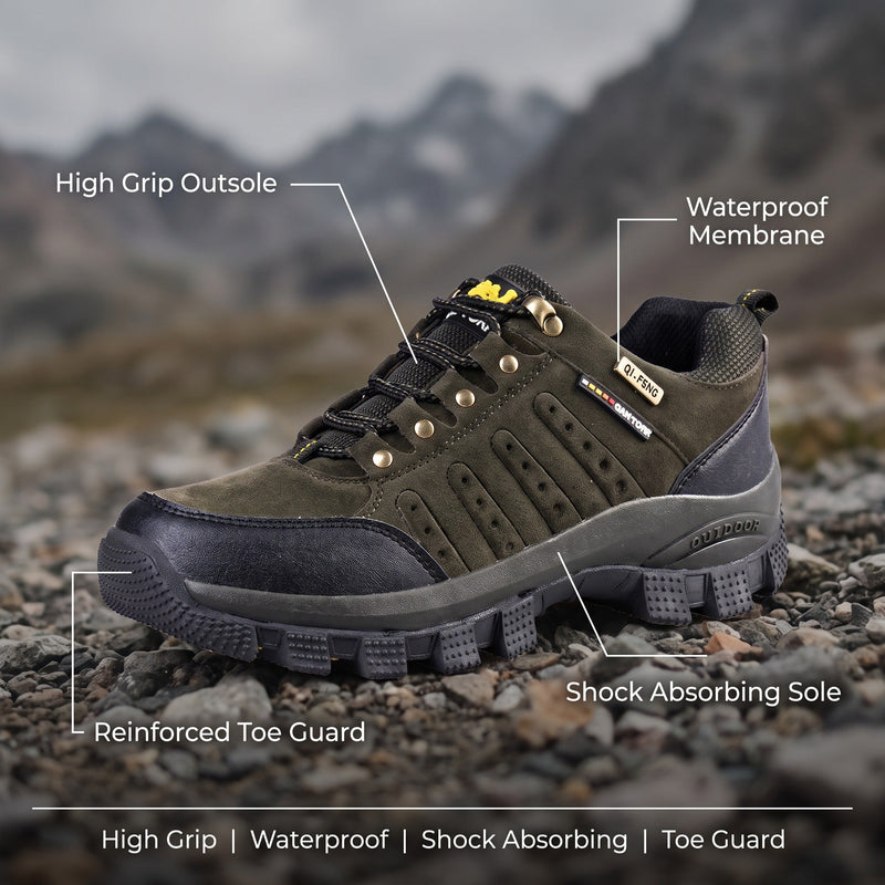 Waterproof Mountain Hiking Shoes with Toe Guard - product view 2 | Buffalo Gears