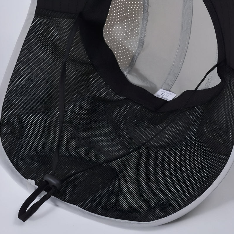 Wide Brim Hiking Cap with Sun Flap for Neck Cover - product view 7 | Buffalo Gears