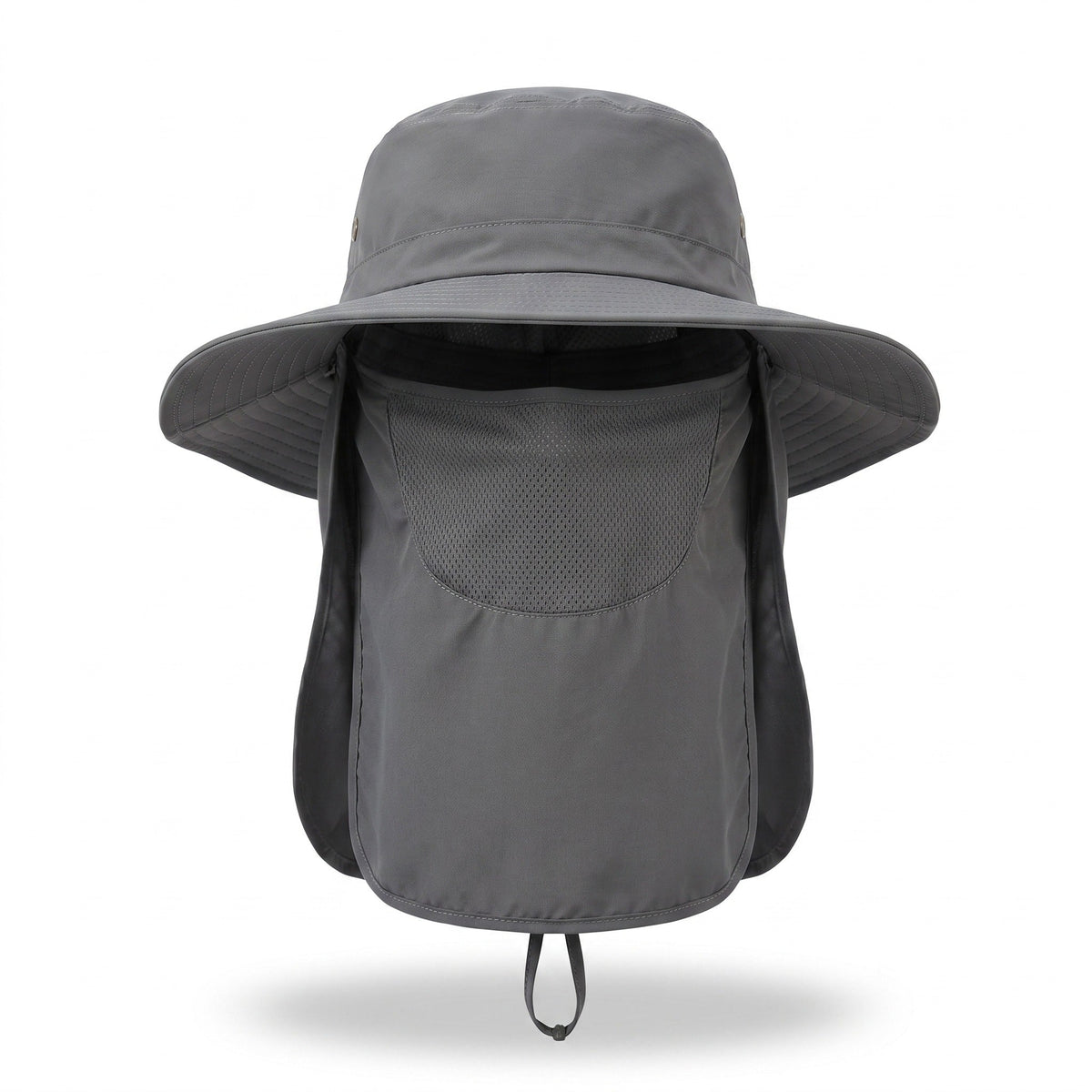 Wide-Brim Hiking Hat with Mesh Vents and Neck Cover - product view 1 | Buffalo Gears