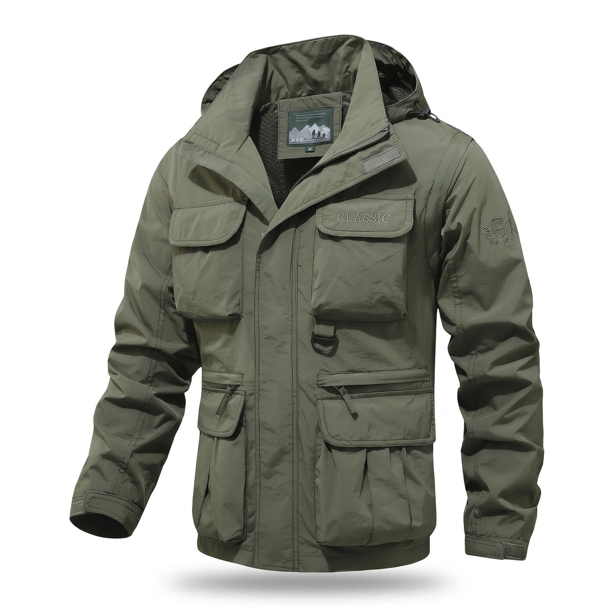 Windbreaker for Men with Zip Off Sleeves - product view 1 | Buffalo Gears