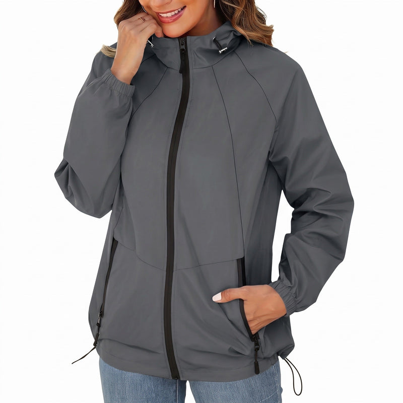 Windbreaker Jacket for Women, Mid Length and Loose - product view 5 | Buffalo Gears