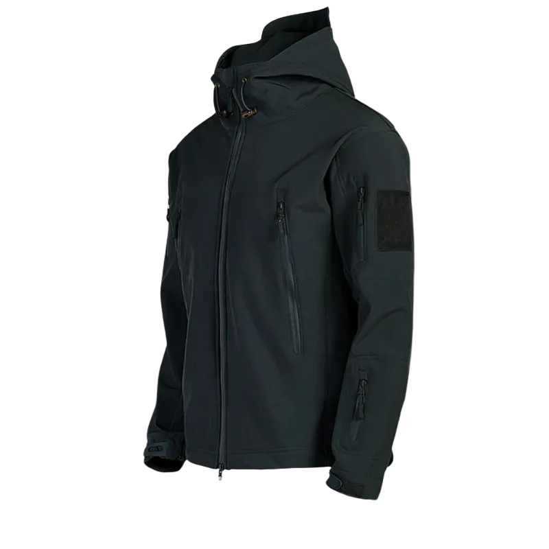 Windproof Fleece-Lined Jacket for Wet Mountain Hikes - product view 1 | Buffalo Gears