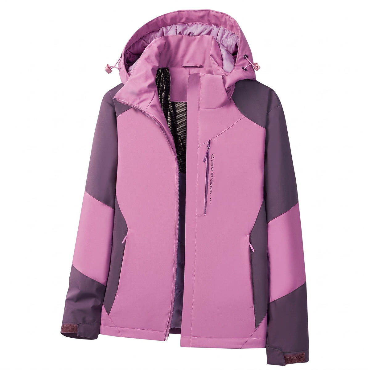 Winter Windbreaker for Women, Colour Block Design - product view 1 | Buffalo Gears