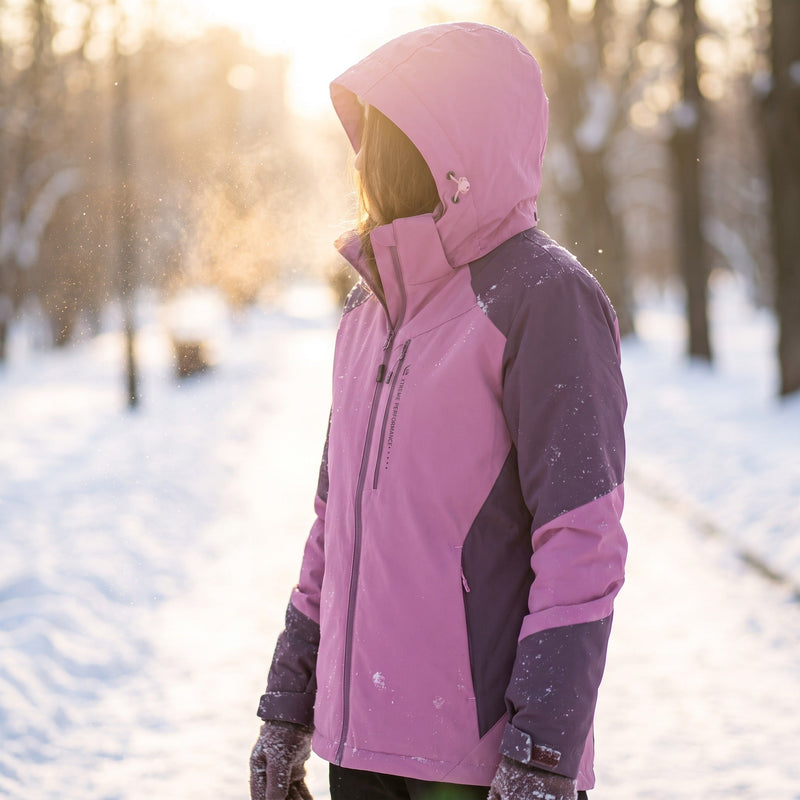 Winter Windbreaker for Women, Colour Block Design - product view 2 | Buffalo Gears
