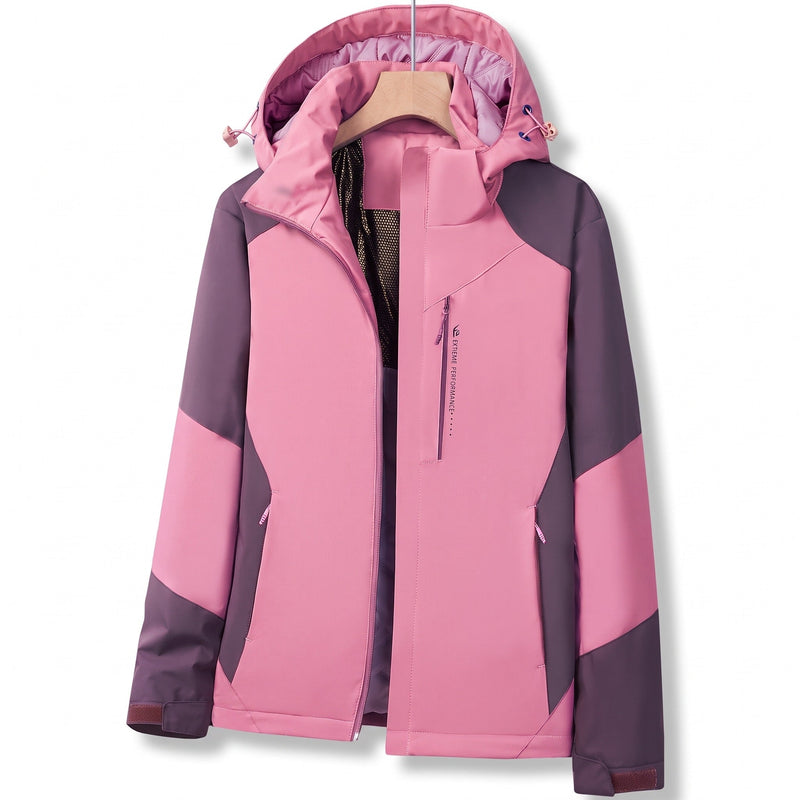 Winter Windbreaker for Women, Colour Block Design - product view 5 | Buffalo Gears