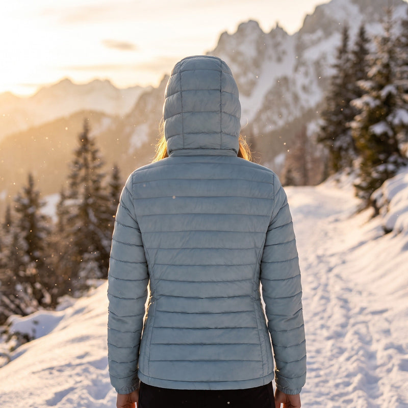 Women's 90% Duck Down Winter Parka for Cold Weather Trekking - product view 3 | Buffalo Gears