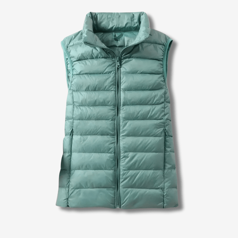 Women's Down-Filled Vest for Packable Outdoor Layering - product view 10 | Buffalo Gears