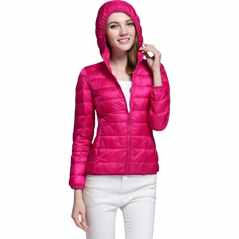 Women's Packable Down Jacket for Trekking and Travel - product view 13 | Buffalo Gears
