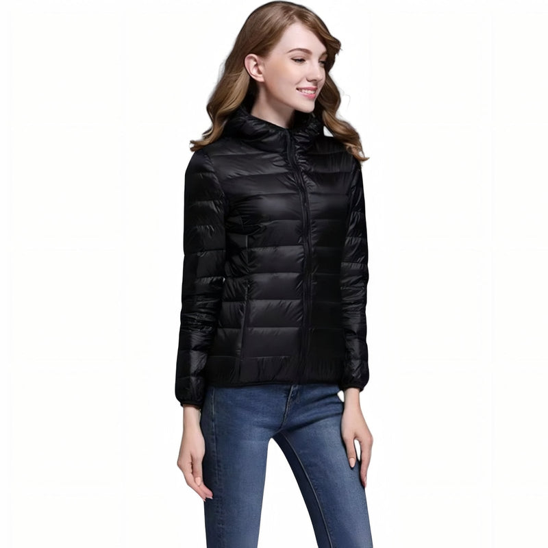 Women's Packable Down Jacket for Trekking and Travel - product view 15 | Buffalo Gears