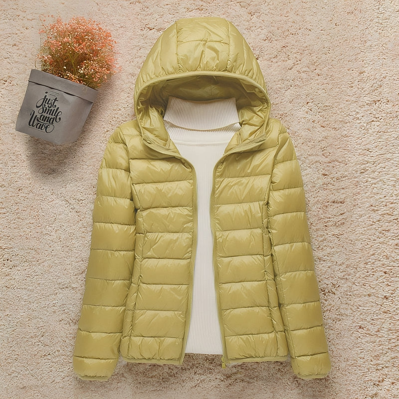 Women's Packable Down Jacket for Trekking and Travel - product view 16 | Buffalo Gears