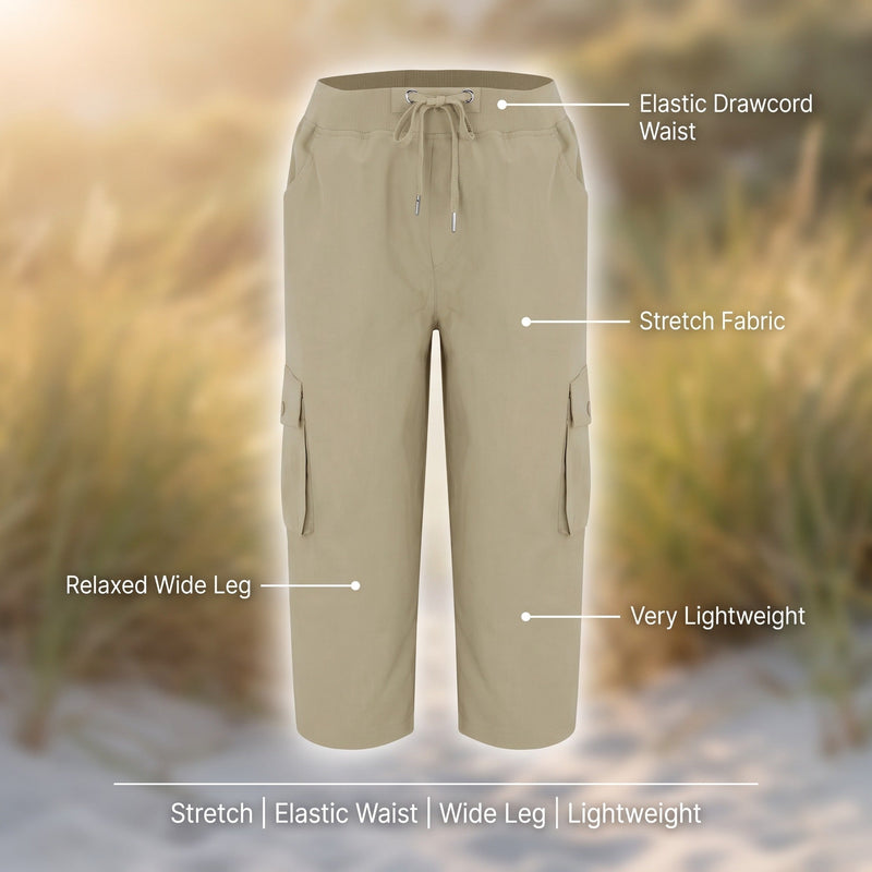 Women's Relaxed Fit Trail Trousers with Elastic Waist - product view 2 | Buffalo Gears