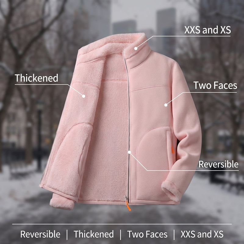 Women's Reversible Winter Coat with Two Finished Faces - product view 2 | Buffalo Gears