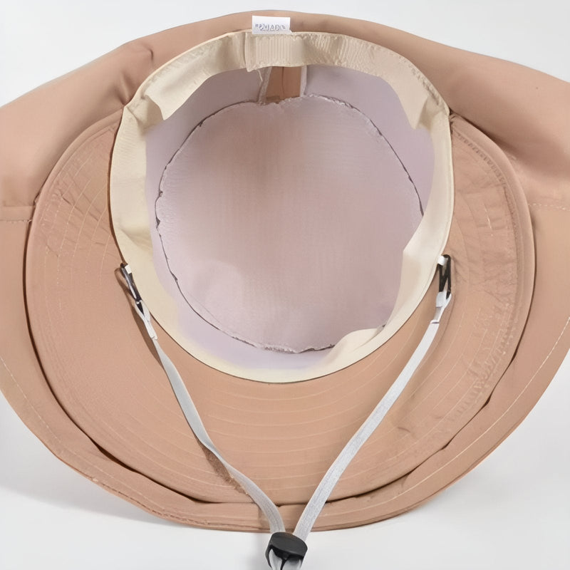 Women's Wide Brim Sun Hat with Neck Protection - product view 8 | Buffalo Gears