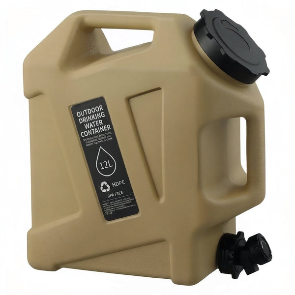 12 Litre Water Jug with Spigot for Off-Grid Camping