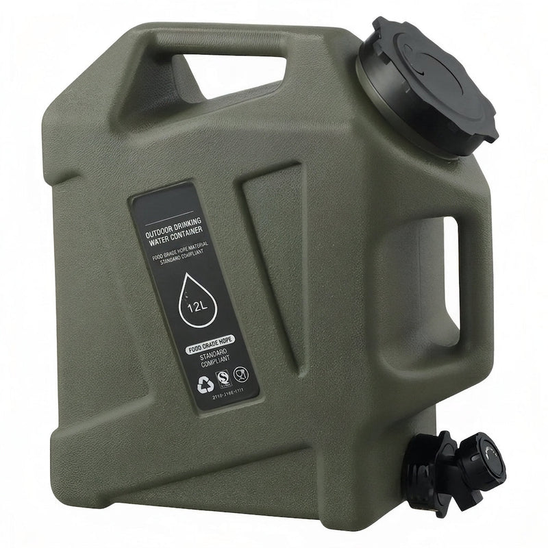 12 Litre Water Jug with Spigot for Off-Grid Camping - product view 14 | Buffalo Gears