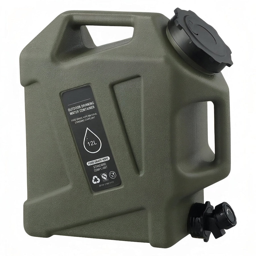 12 Litre Water Jug with Spigot for Off-Grid Camping - product view 14 | Buffalo Gears