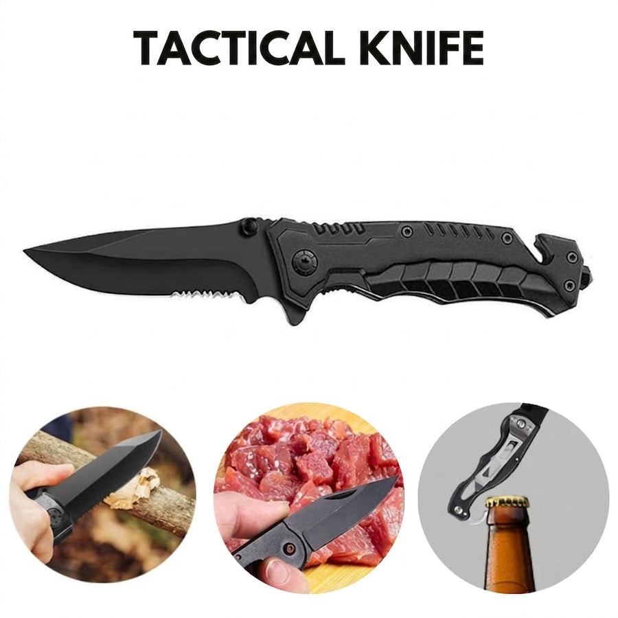 12-Piece EDC Survival Kit for Camping Emergencies - product view 4 | Buffalo Gears