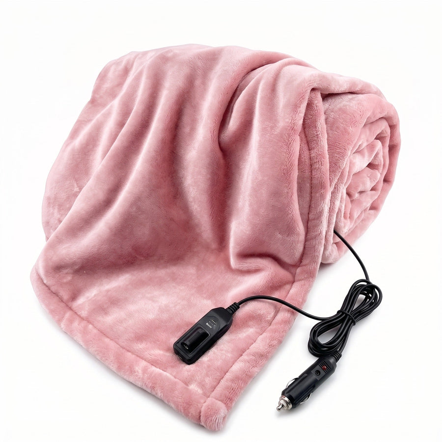 12V Flannel Heated Car Blanket, 150 x 100 cm with 9 Heat Levels - product view 5 | Buffalo Gears