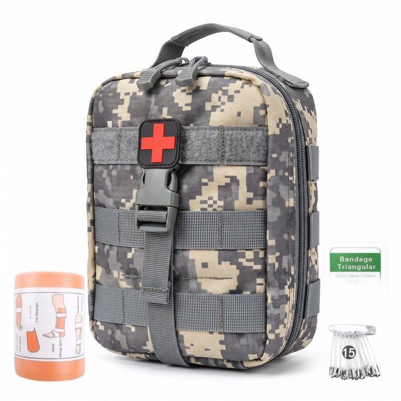 15-in-1 IFAK Trauma Pouch in Waterproof Military Nylon - product view 9 | Buffalo Gears