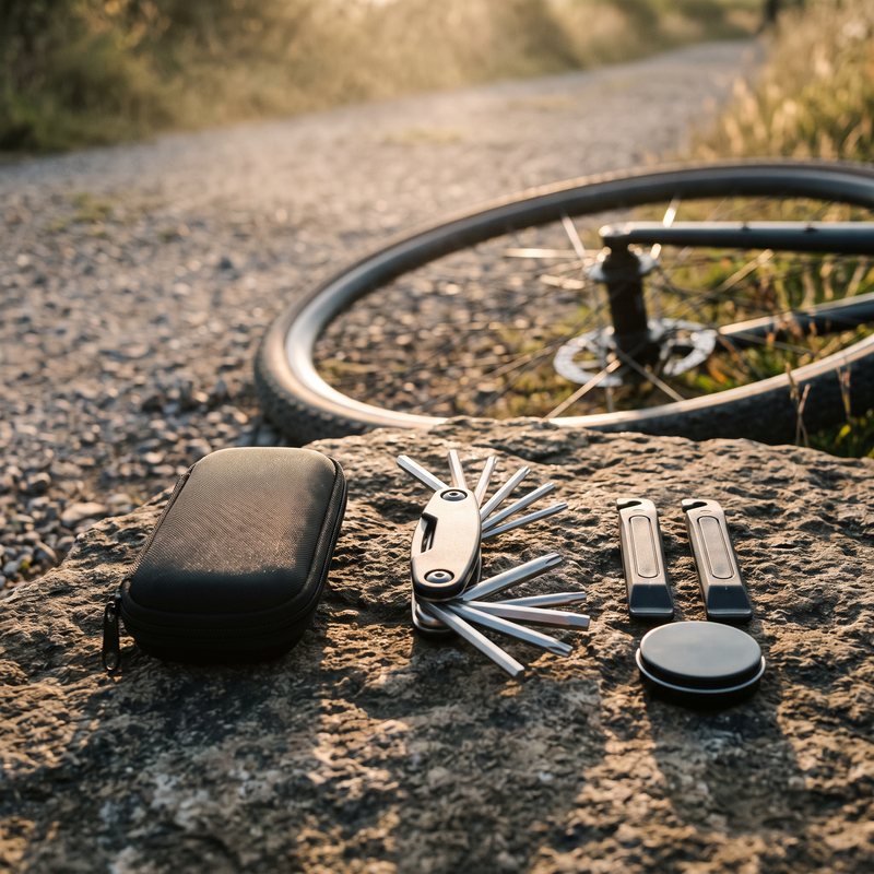 16-in-1 Bike Multi-Tool Kit Tyre Levers Puncture Repair Case - product view 3 | Buffalo Gears