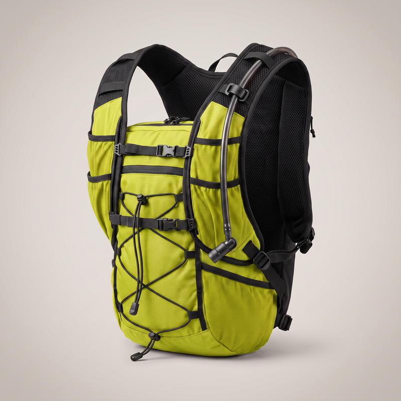 18L Hydration Backpack 2L Bladder Trail Running Vest Pack - Lime | Buffalo Gears
