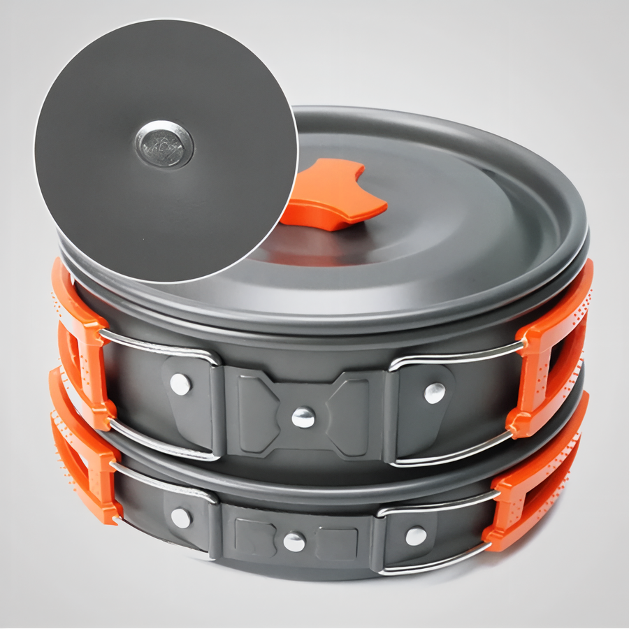 2-Person Camping Cookware Set for Backpacking Meals - product view 8 | Buffalo Gears