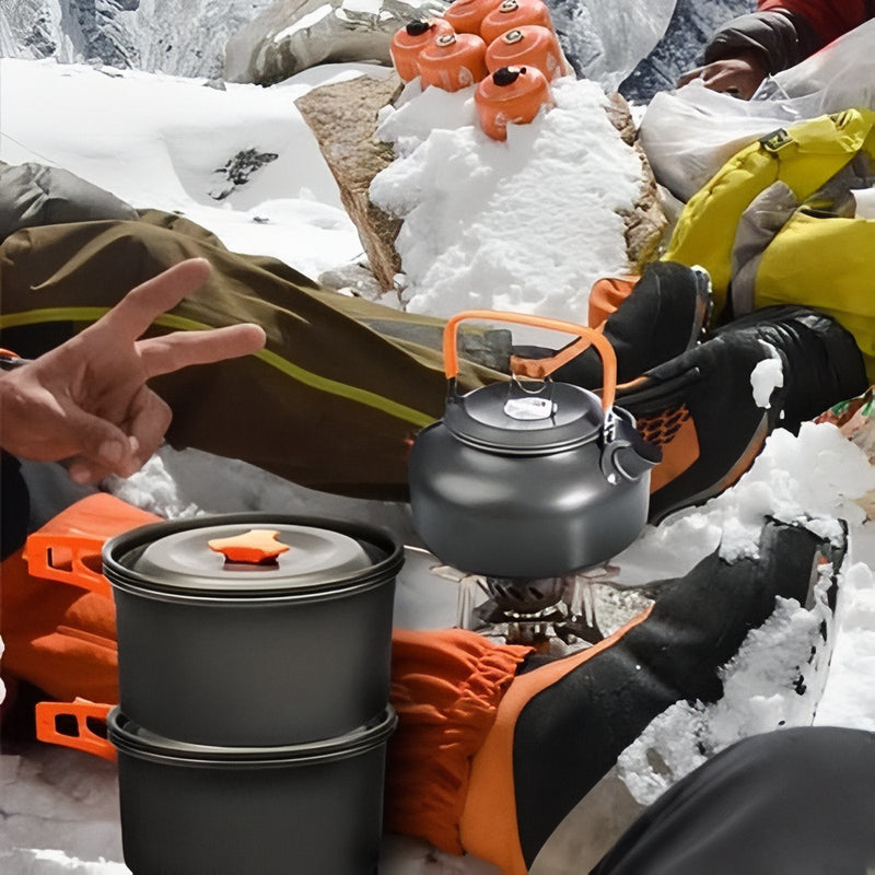 2-Person Camping Cookware Set for Backpacking Meals - product view 9 | Buffalo Gears