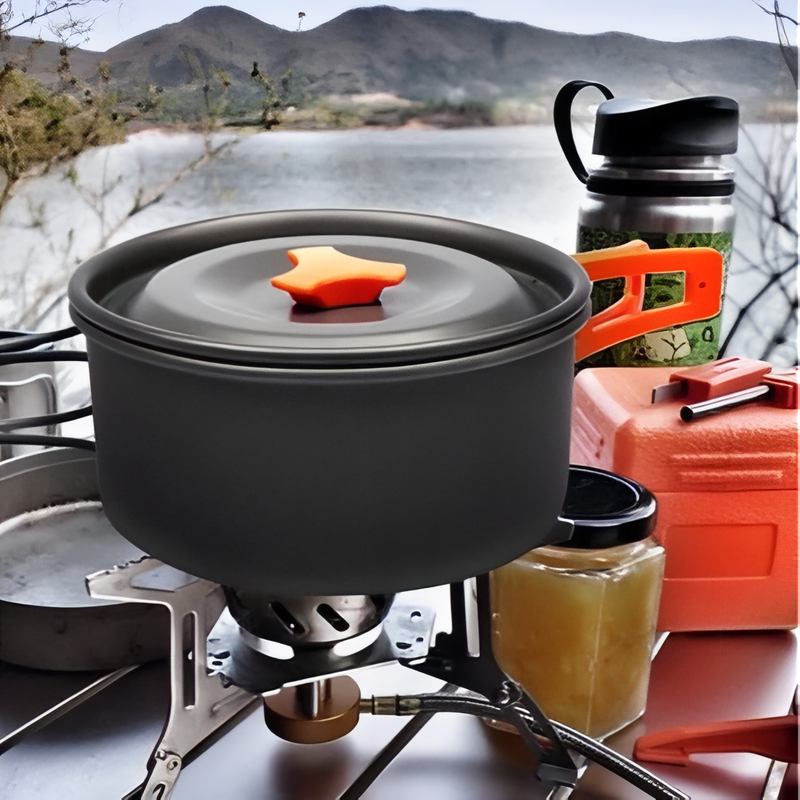 2-Person Camping Cookware Set for Backpacking Meals - product view 11 | Buffalo Gears